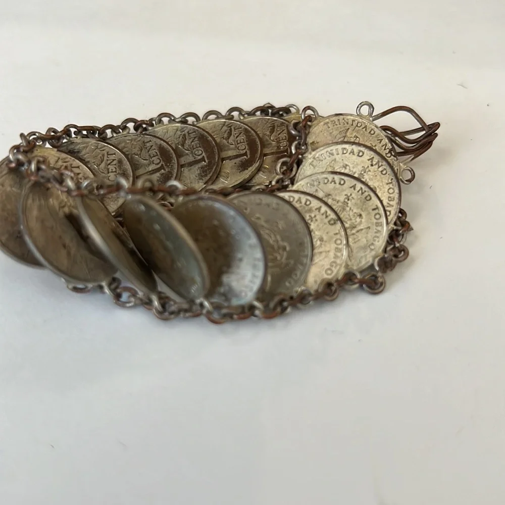 TRINIDAD AND TOBAGO 1 CENT COIN, BRACELET - Picture 2 of 2